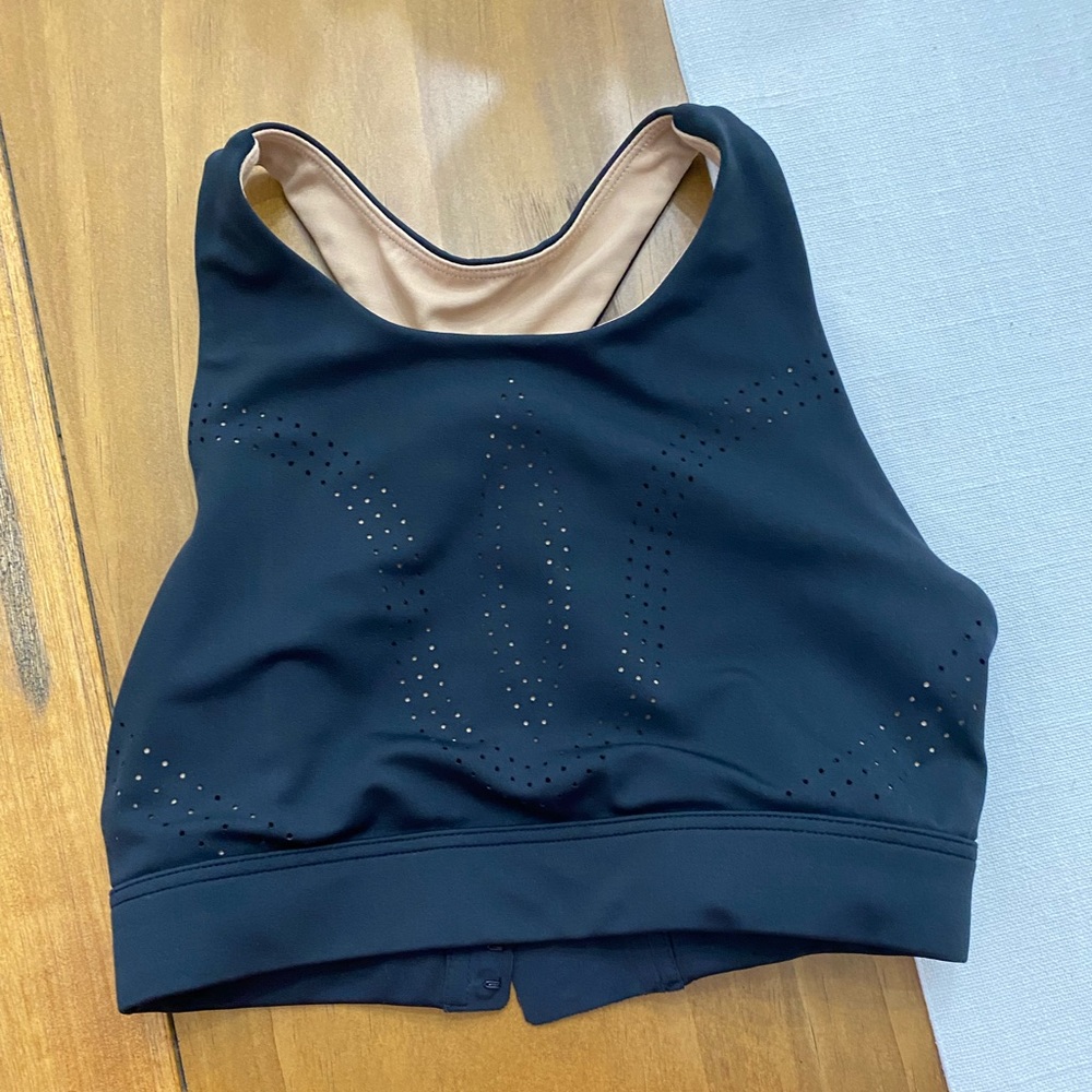 Buff bunny black sports bra